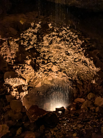 original entrance to marengo cave along crystal palace tour