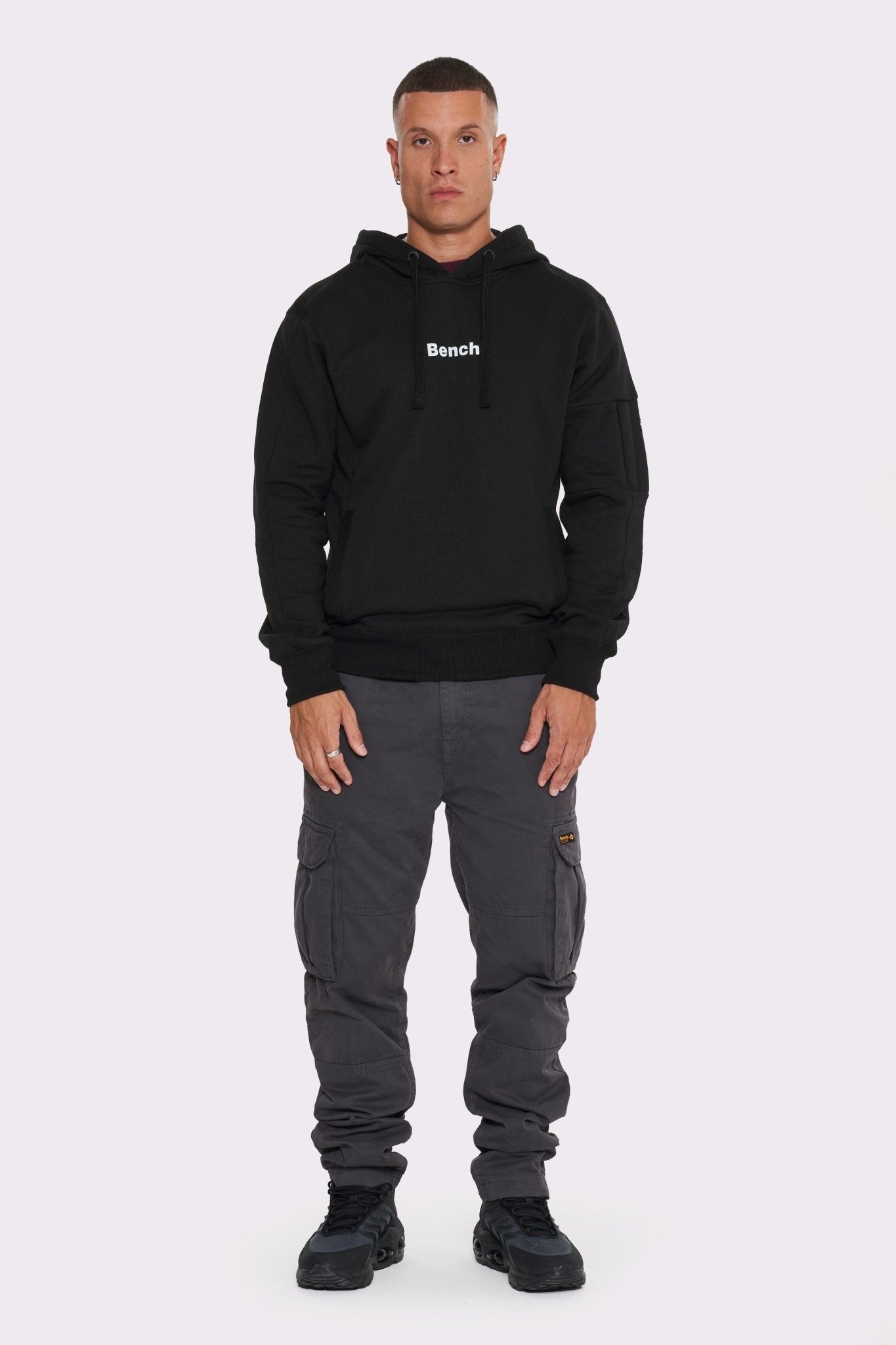 Mens ’MASTER’ Hoodie - BLACK - XL / Black