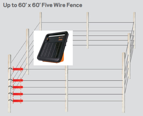 S100 bee hive electric fence kit for bears