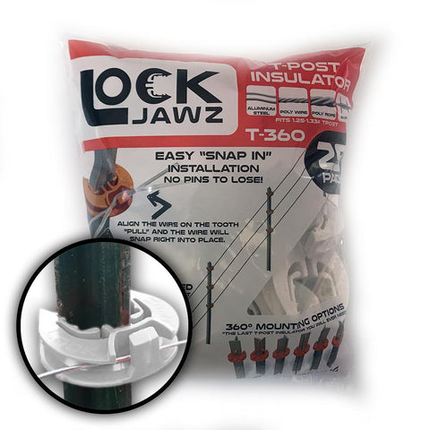 Lock Jawz T-post insulator