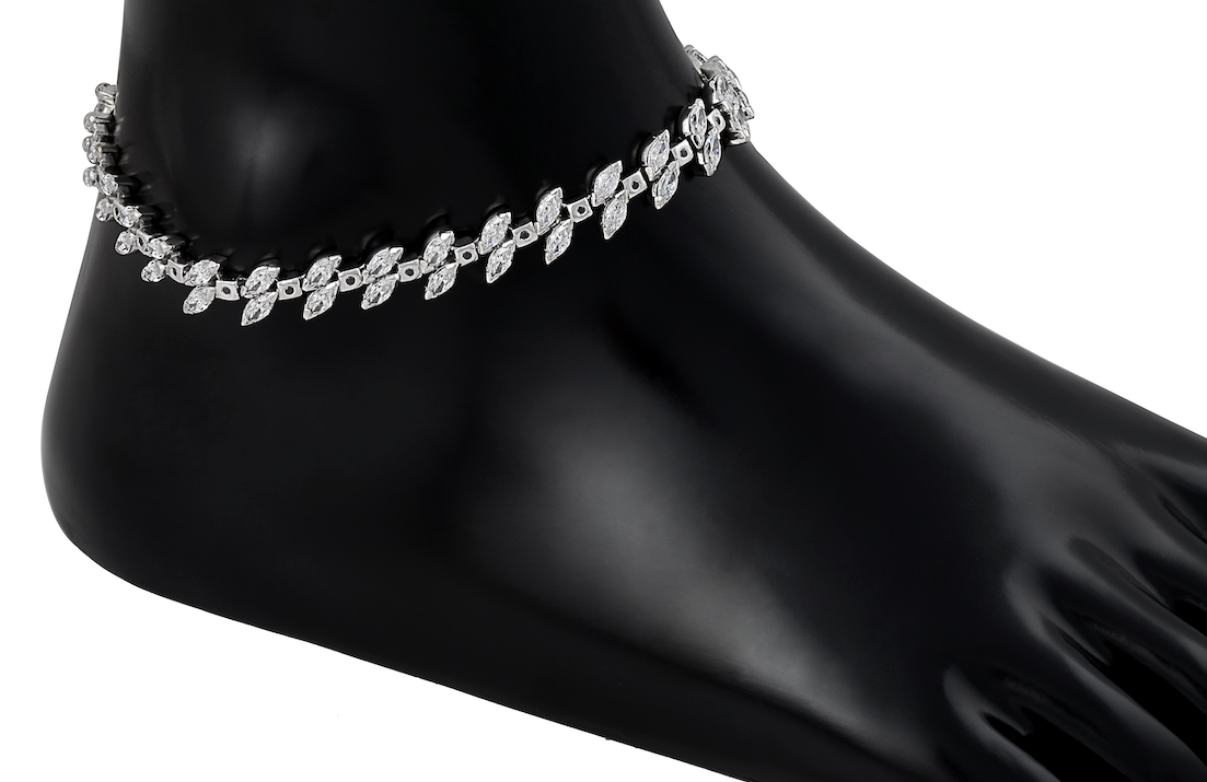 silver anklet KGAK00003 – Orosil