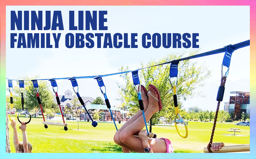 Ninja Line,Family Obstacle Course Gentle Booms Sports