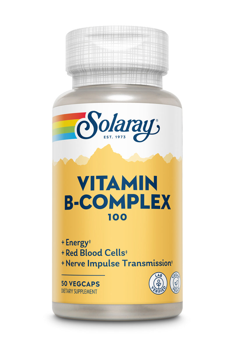 cijfer vervangen Transformator Vitamin B-Complex 100 – Solaray