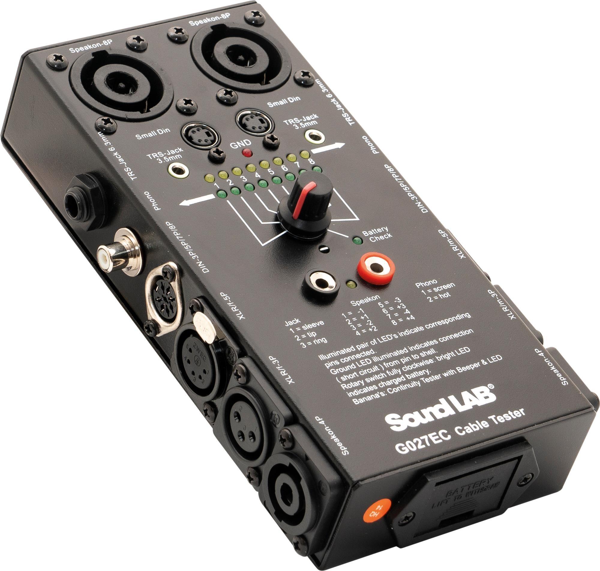 Plasticidad Telemacos Muelle del puente Soundlab Audio Cable Tester (Type 11)