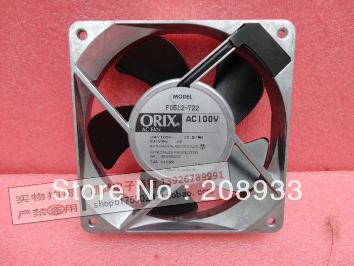Orix F0512 722 100v 10 5 9w 12 Cm 125 Cabinet Ac Cooling Fan Inewdeals Com