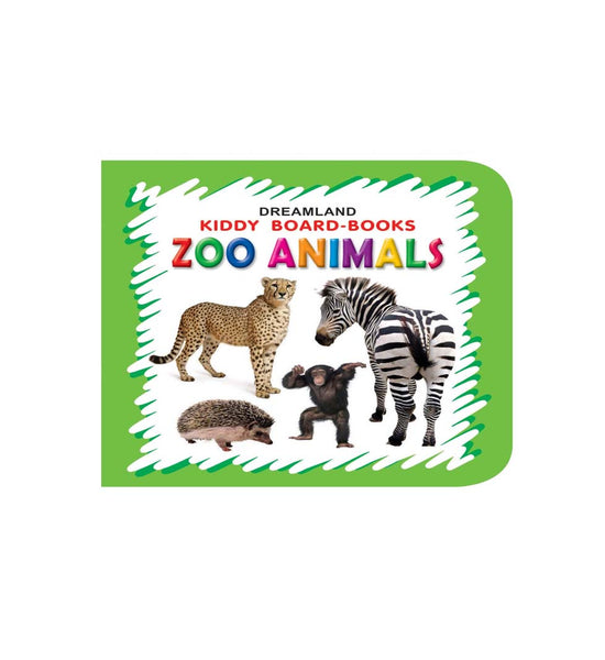 Kiddy Board Book - Zoo Animals (English) – Chirukaanuka