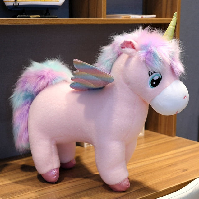 peluche licorne multicolore