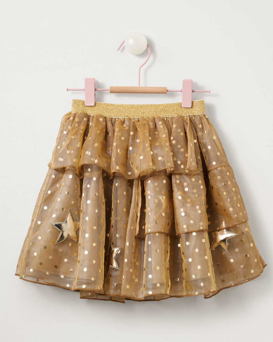 torrid gold star skirt