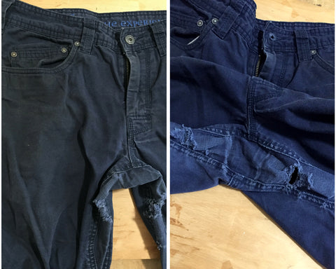 How to repair a ripped in the crotch pair of pants