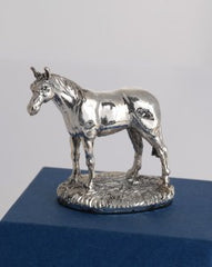 silver horse miniature