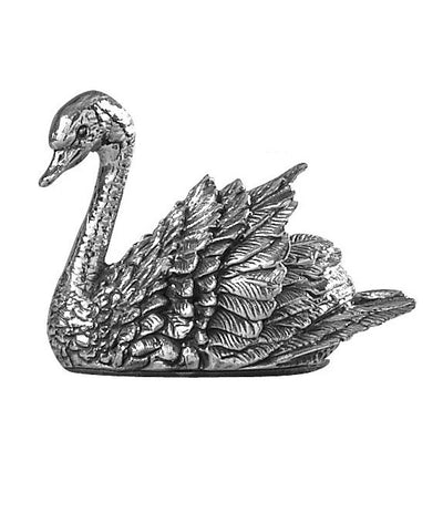 miniature silver swan