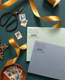 Happy Hanukkah Address Stamp