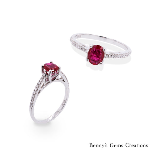 Ruby Engagement Ring