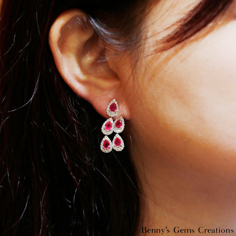 Ruby Earrings