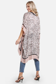 "Sonia" Cheetah Print Long Kimono