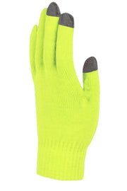 crittendenwayapartments Vibrant Neon Touch Screen Knit Gloves in Bright Colors