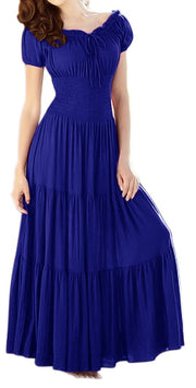 A2620-Smock-Maxi-Dress-Blu-Sma-KL