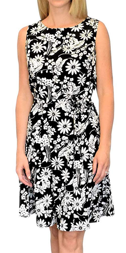 A6134-A-Line-Zipper-Floral-BlkWht-M-SS