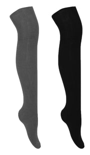 A3364-Fleece-Over-Knee-GreBla-Rib-KL