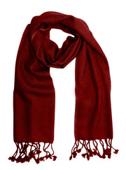 Pure-Cashmere-Scarf-Solid-Maro