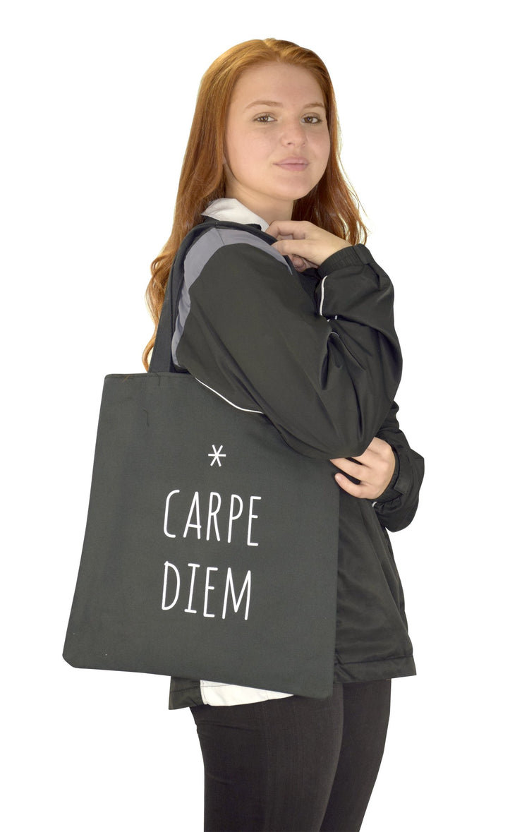 veritasfinancialgrp Denim Reusable Cotton Canvas Zipper Tote Laptop Beach Handbags Womens Mens Shoulder Bags