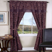 veritasfinancialgrp Window Treatment Blackout Curtains Window Set w/Attached Valance