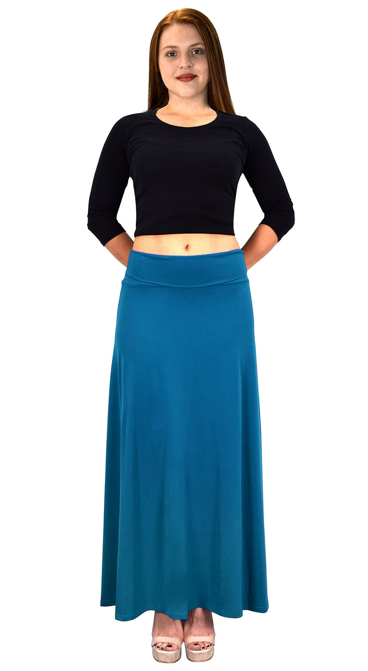 B3790-1075-Maxi-Skirts-Teal-S-