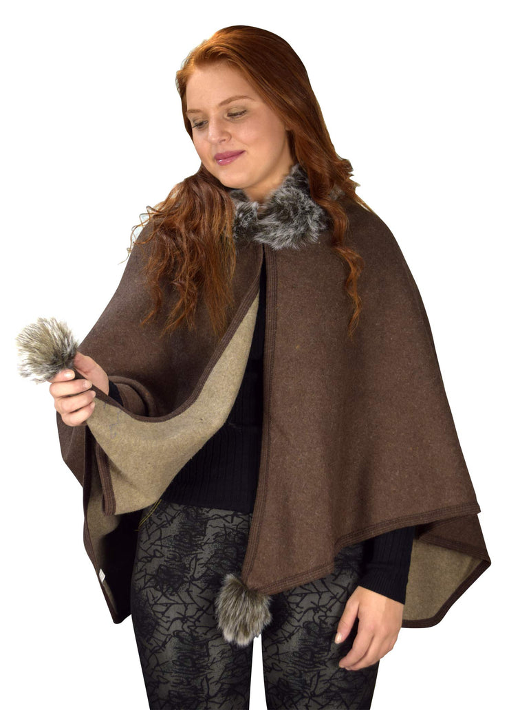 B9016-PomPom-Trim-Brown-OS