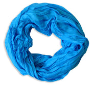 veritasfinancialgrp Fashion Lightweight Crinkled Infinity Loop Scarf Neon Faded Ombre