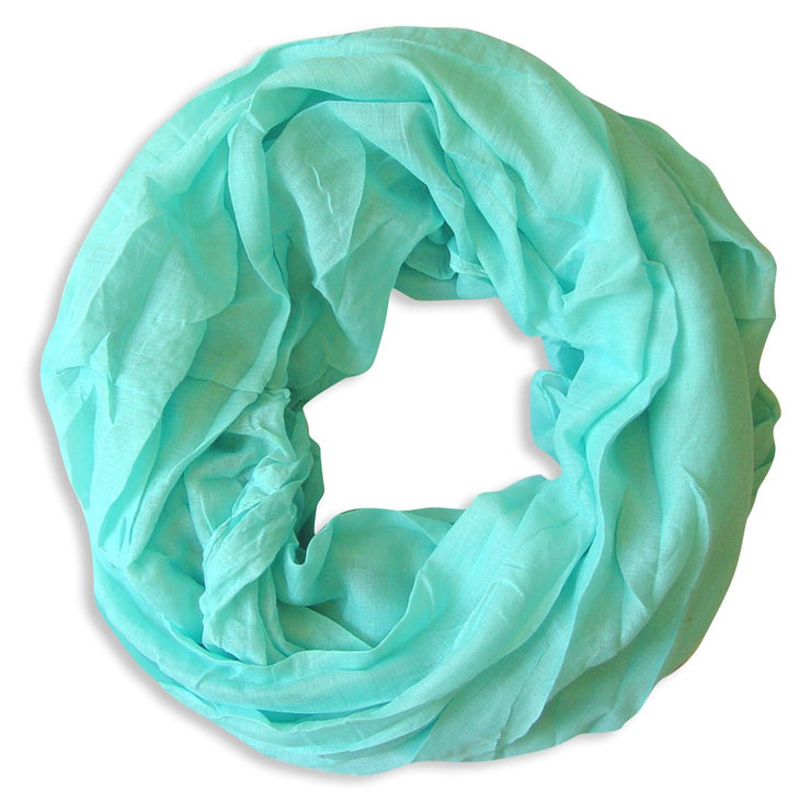 veritasfinancialgrp Fashion Lightweight Crinkled Infinity Loop Scarf Neon Faded Ombre