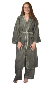 B8188-Pajama-Robe-Green-SM-OS