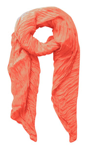 A3029-Vibrant-Crinkled-Scarf-Coral-KL