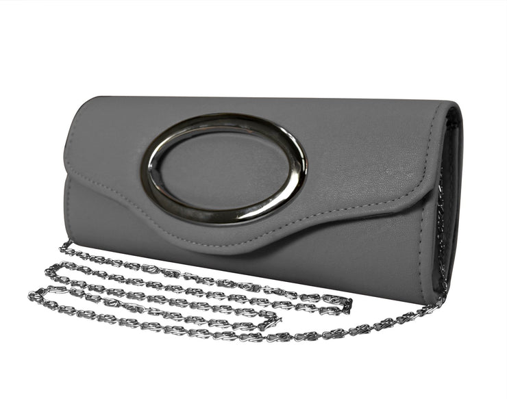 Cross Body Exquisite Matte Bi Fold Evening Clutch Wallet