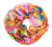 crittendenwayapartments Paint The Town Red Cherry Blossom Floral Print Infinity loop Scarves