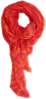 A1507-Electric-Zebra-Scarf-Coral-Red-SM