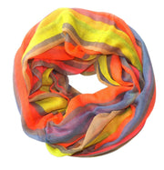 crittendenwayapartments Trendy Striped Print Light and Soft Fashion Infinity Loop Scarf