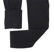 High Waist Slimming Seamless Fleece Lined Winter Leggings - Black S/M