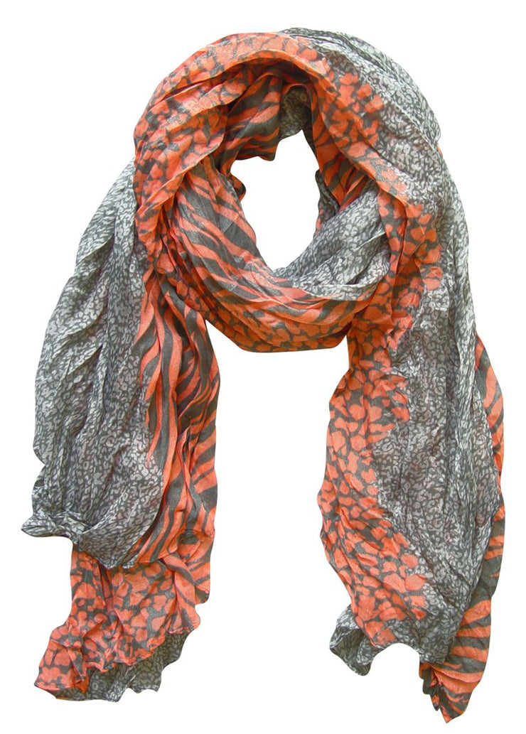 A1150-Animal-Crink-Scarf-Salmon-FBA-SM