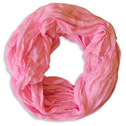 crittendenwayapartments Fashion Lightweight Crinkled Infinity Loop Scarf Neon Faded Ombre