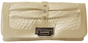 A1347-Alligator-Clutch-Bag-White-KL