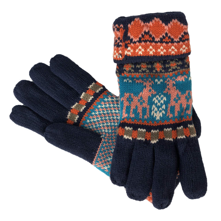 C5910-Glove-Snowflake-611-Navy-AS