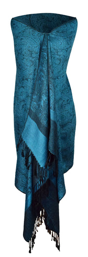 crittendenwayapartments Elegant Vintage Jacquard Paisley Feel Shawl Wrap Scarf