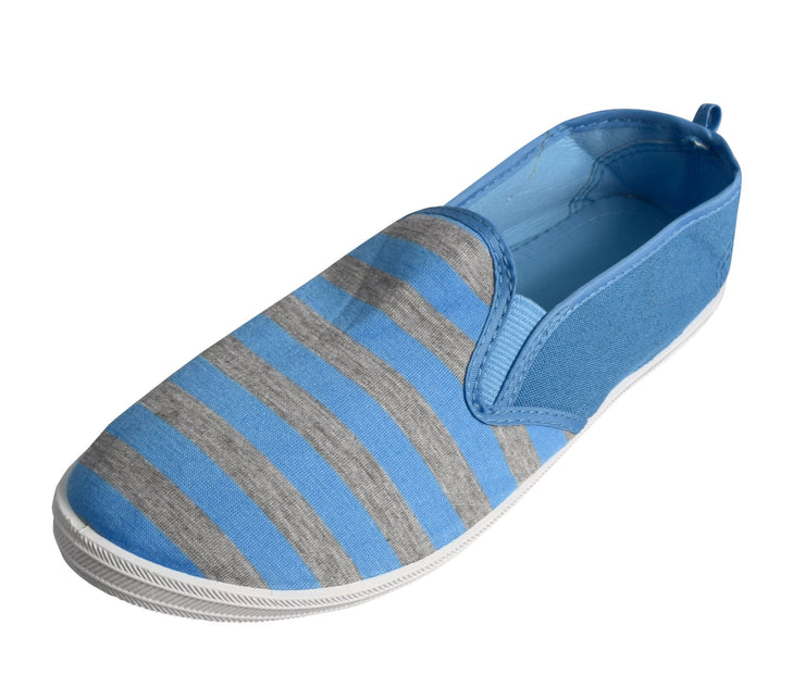 crittendenwayapartments Striped Casual Summer Breathable Tennis Slip On Loafer Sneaker Shoes