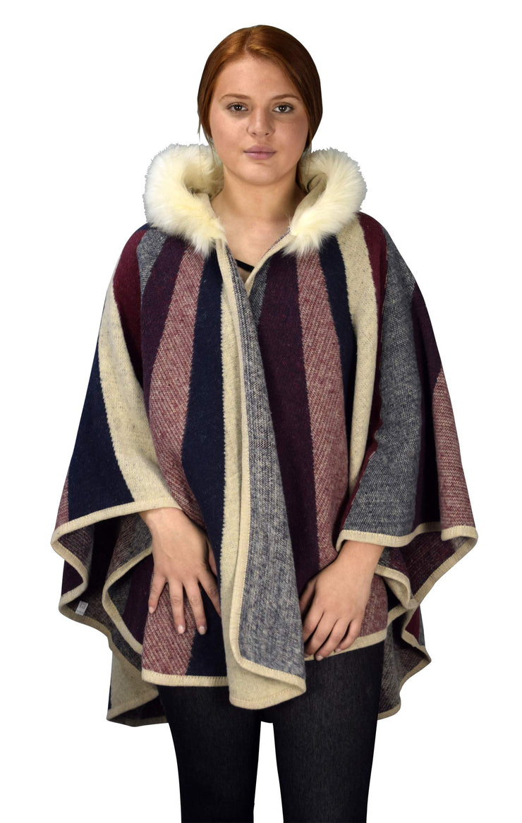 B9035-TX109-Poncho-BurgOffWht-OS