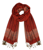 veritasfinancialgrp Women's Ravishing Reversible Jacquard Paisley Shawl Wrap Pashmina