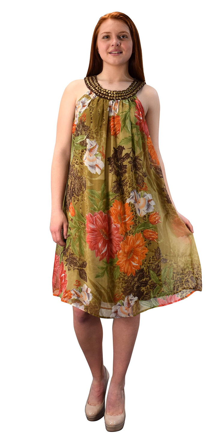 A4923-Floral-Tent-Dress-Olive-S-JG