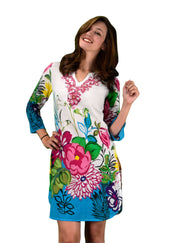 B0539-Floral-Tunic-BluFuch-SM-AJ