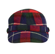 Plaid Cashmere Feel Insulated Cadet Hat and Scarf Set