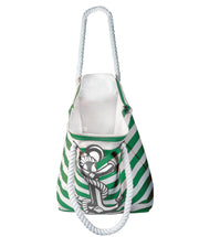 100% Cotton Anchor Print Canvas Beach Tote