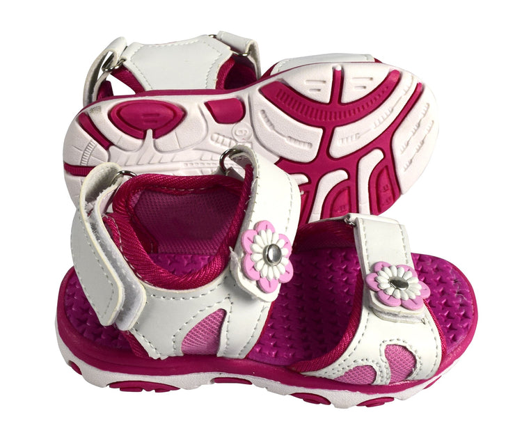 B7345-0307-Kids-Sandals-White-8-OS